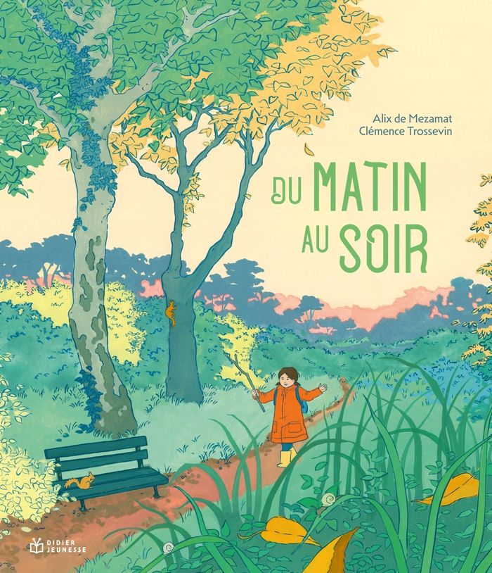 Couverture du livre « DU MATIN AU SOIR » de Mezamat/trossevin, librairie Les Contes Infusés à Corte