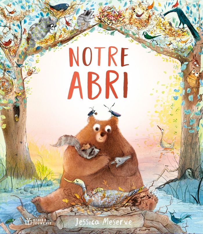 Couverture du livre « Notre abri » de Jessica Meserve, librairie Les Contes Infusés à Corte