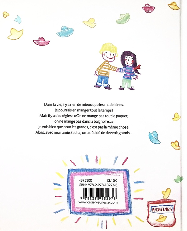 Quatrième de couverture de « La moustache de grand »