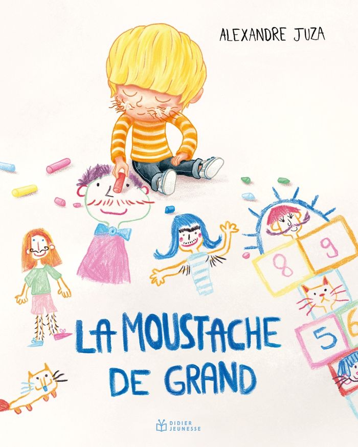 Couverture du livre « La moustache de grand », librairie Les Contes Infusés à Corte