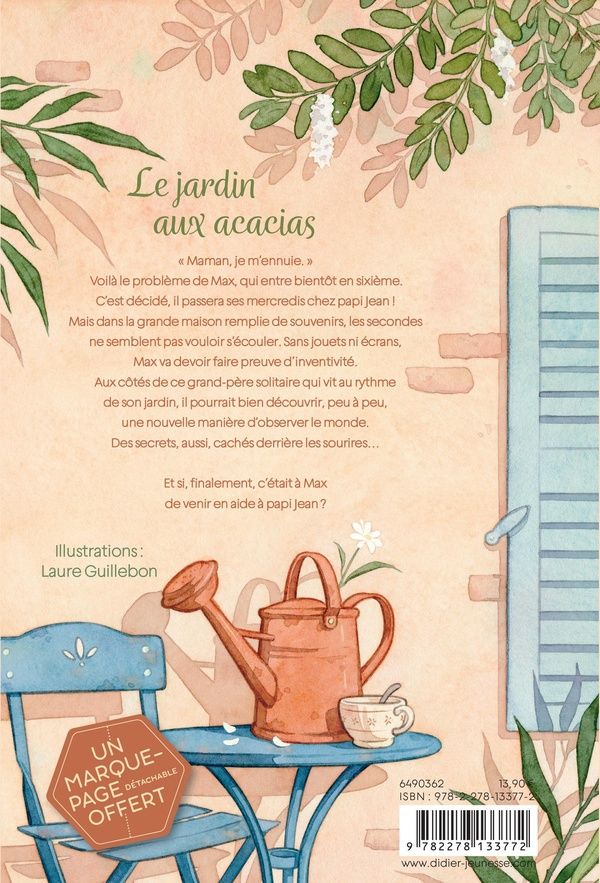 Quatrième de couverture de « LE JARDIN AUX ACACIAS »