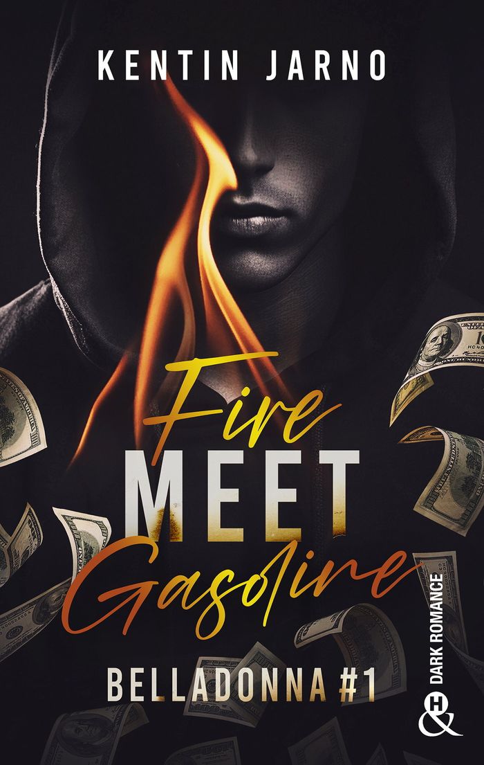 Couverture du livre « Fire meet gasoline : roman », librairie Les Contes Infusés à Corte