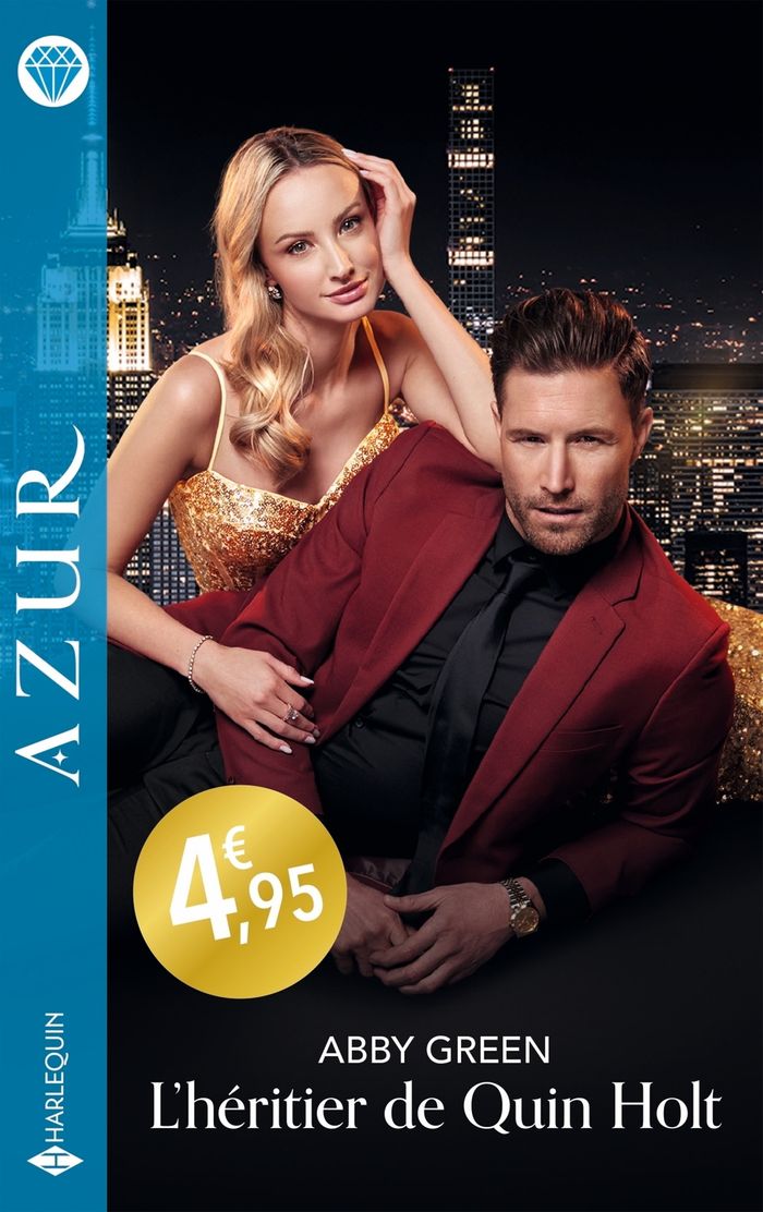 Couverture du livre « L'héritier de Quin Holt » de Abby Green, librairie Les Contes Infusés à Corte