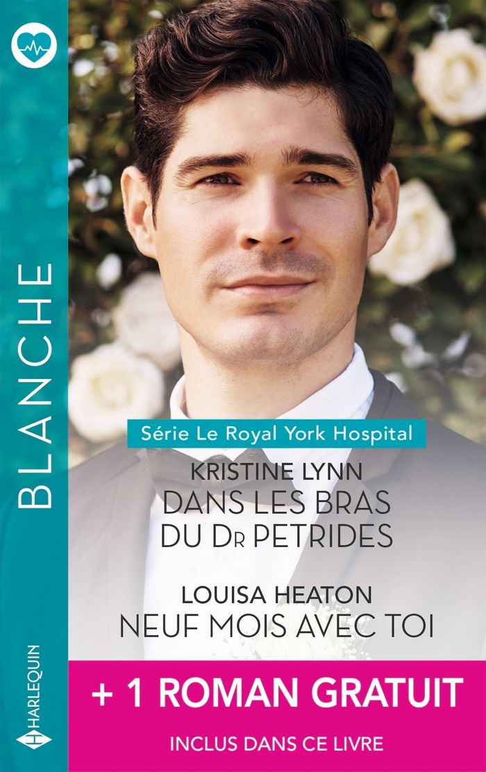 Couverture du livre « LE ROYAL YORK HOSPITAL - T03 - DANS LES BRAS DU DR PETRIDES / NEUF MOIS AVEC TOI + 1 ROMAN GRATUIT » de Lynn/heaton/darcy, librairie Les Contes Infusés à Corte