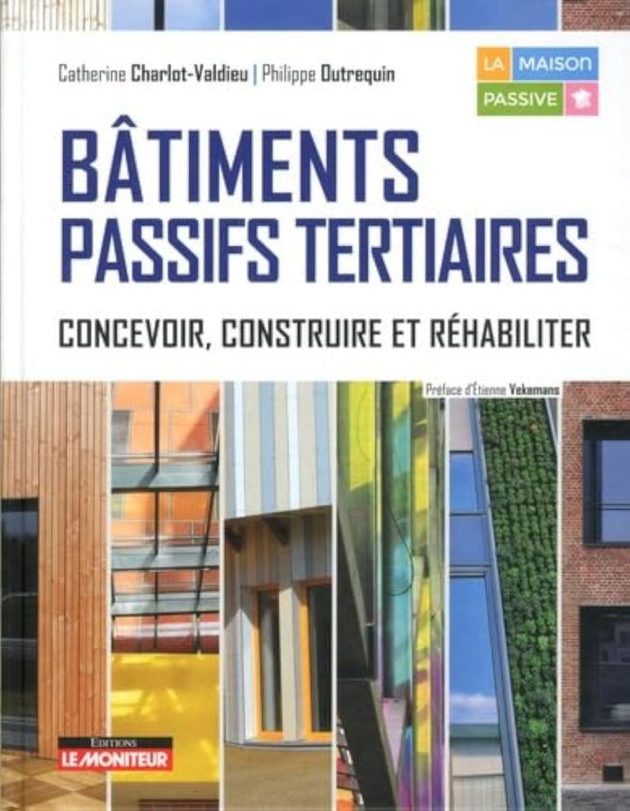 Couverture du livre « BATIMENTS PASSIFS TERTIAIRES », librairie Les Contes Infusés à Corte