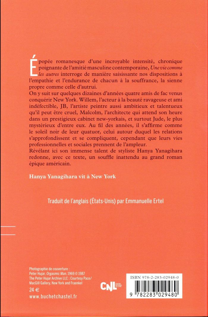 Quatrième de couverture de « Une vie comme les autres : roman »