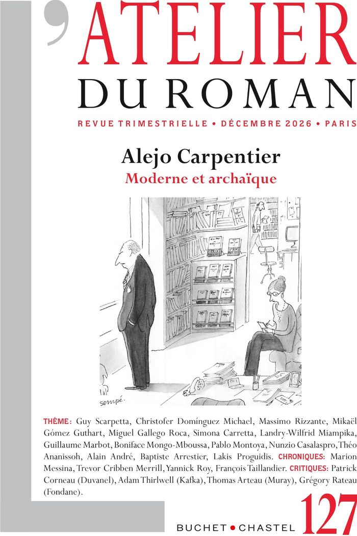 Couverture du livre « REVUE ATELIER DU ROMAN 127 » de Collectif, librairie Les Contes Infusés à Corte