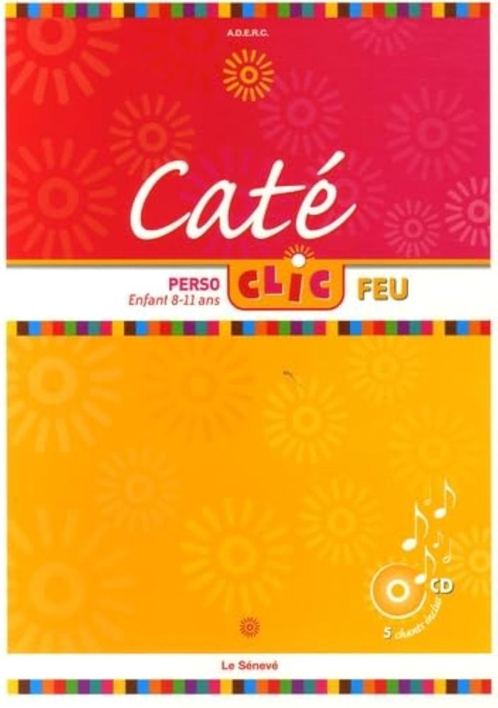 Couverture du livre « CATE CLIC FEU - LIVRE ENFANT - ENFANT 8-11 ANS (1CD AUDIO INCLUS) » de Carcassonne Ader, librairie Les Contes Infusés à Corte