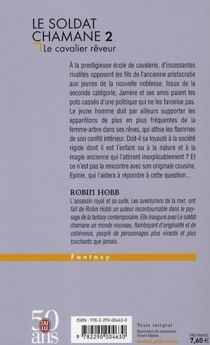 Quatrième de couverture de « Le cavalier rêveur »