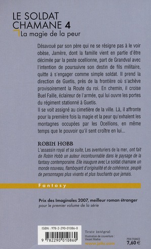 Quatrième de couverture de « La magie de la peur »