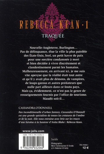 Quatrième de couverture de « Traquée »