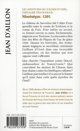 Quatrième de couverture de « Montségur, 1201 : roman »