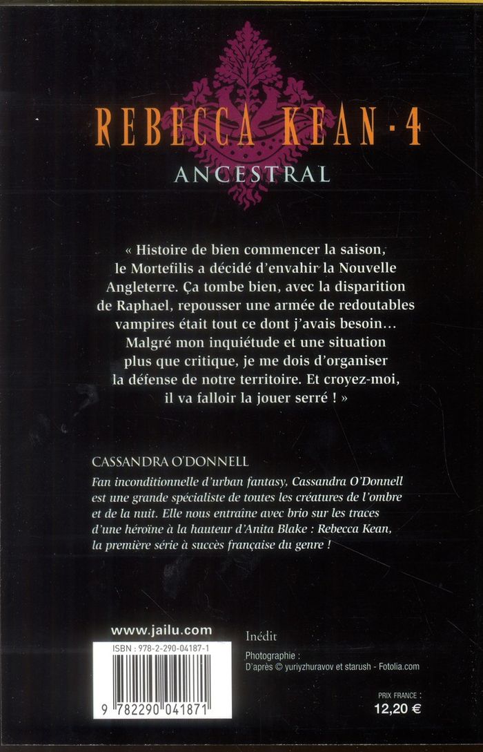 Quatrième de couverture de « Ancestral »