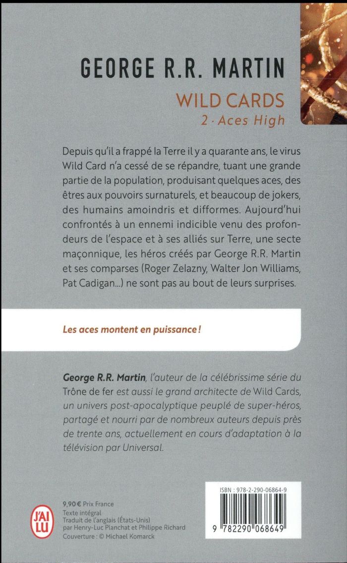 Quatrième de couverture de « Aces high »