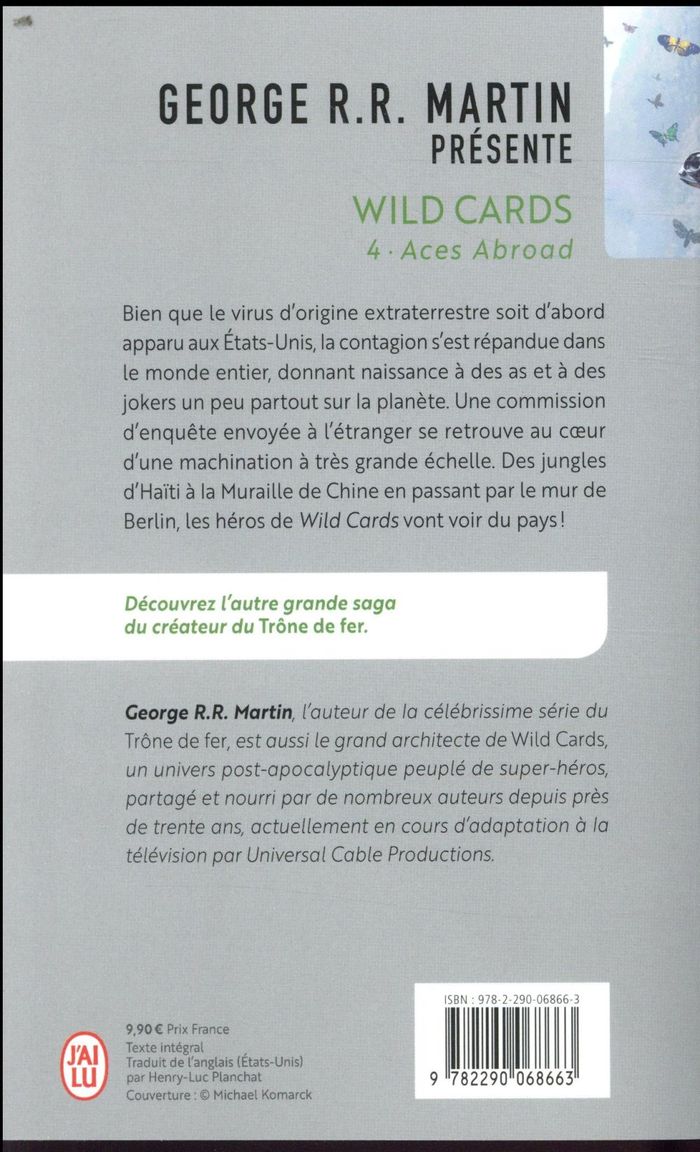 Quatrième de couverture de « Aces abroad : une mosaïque romanesque »