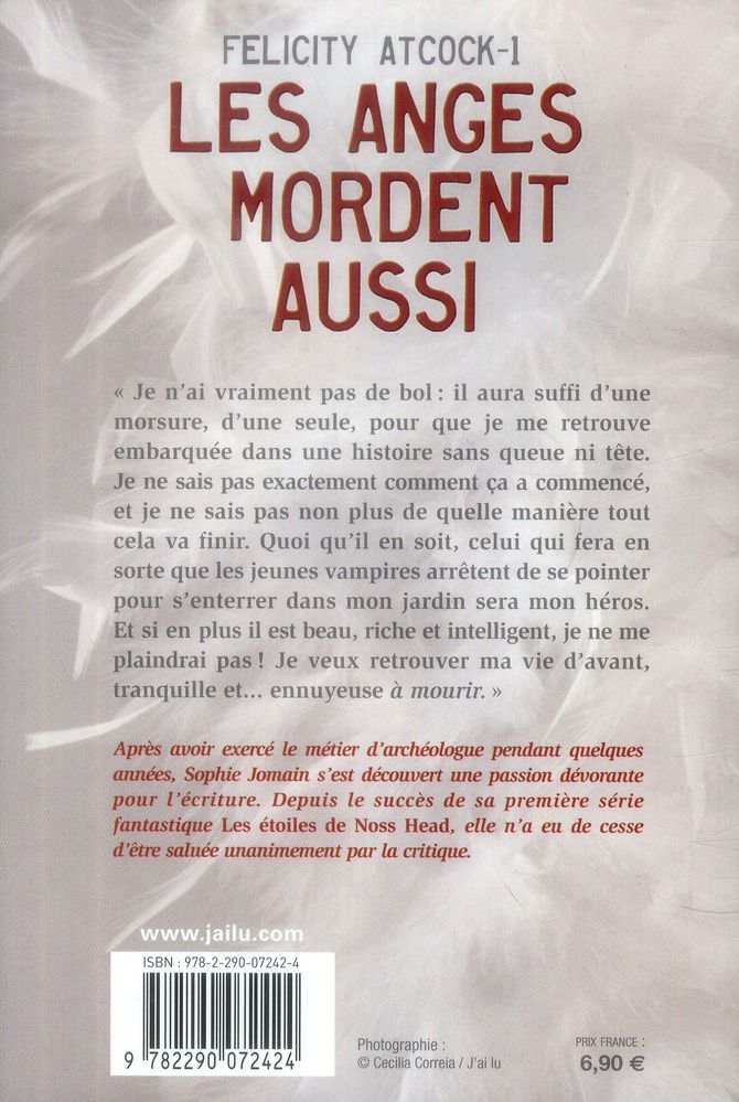 Quatrième de couverture de « Les anges mordent aussi »