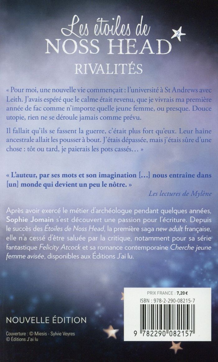 Quatrième de couverture de « Rivalités »