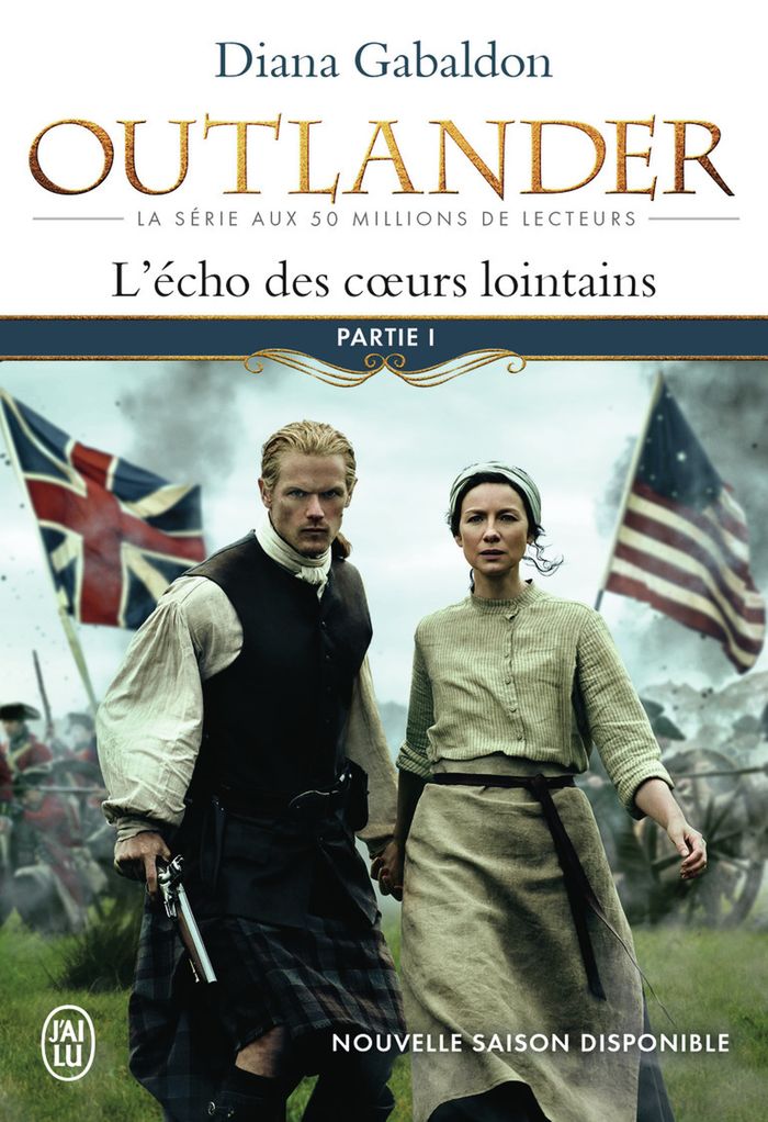 Couverture du livre « L'écho des coeurs lointains » de Diana Gabaldon, librairie Les Contes Infusés à Corte