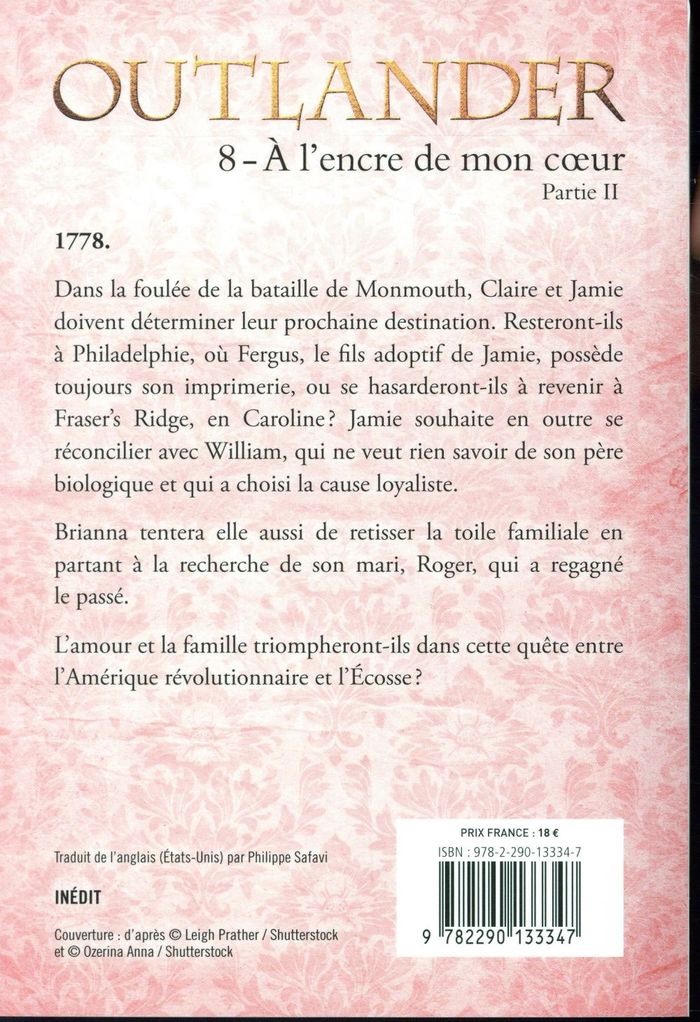 Quatrième de couverture de « À l'encre de mon coeur »