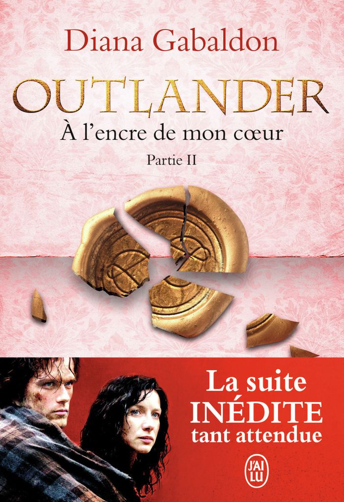 Couverture du livre « À l'encre de mon coeur » de Diana Gabaldon, librairie Les Contes Infusés à Corte