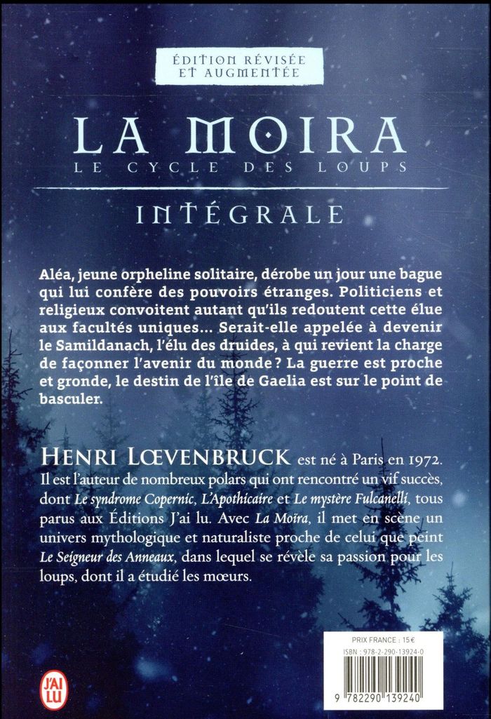 Quatrième de couverture de « La Moïra : intégrale »