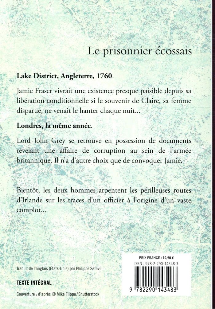 Quatrième de couverture de « Le prisonnier écossais »