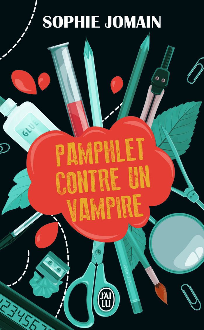 Couverture du livre « Pamphlet contre un vampire » de Sophie Jomain, librairie Les Contes Infusés à Corte