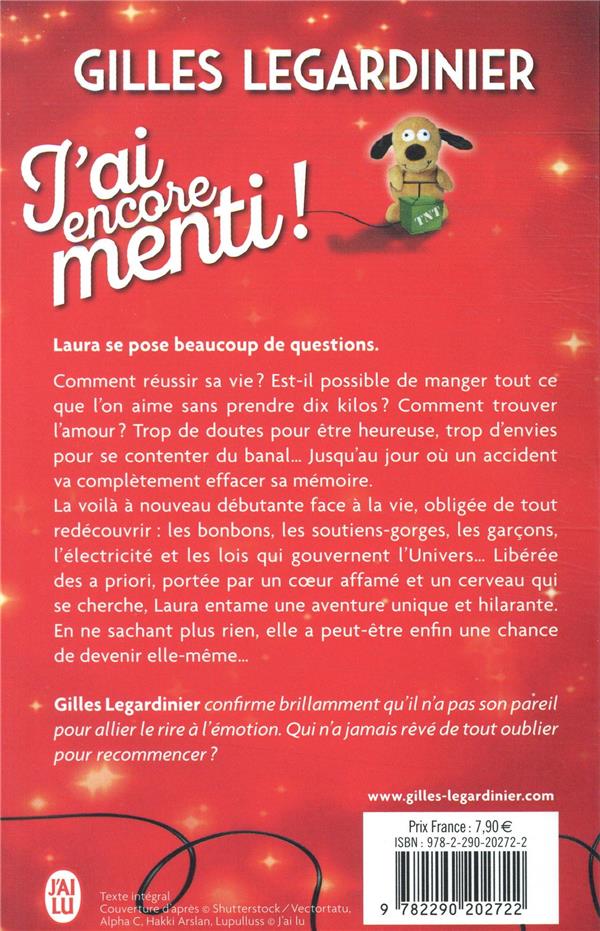 Quatrième de couverture de « J'ai encore menti ! : roman »