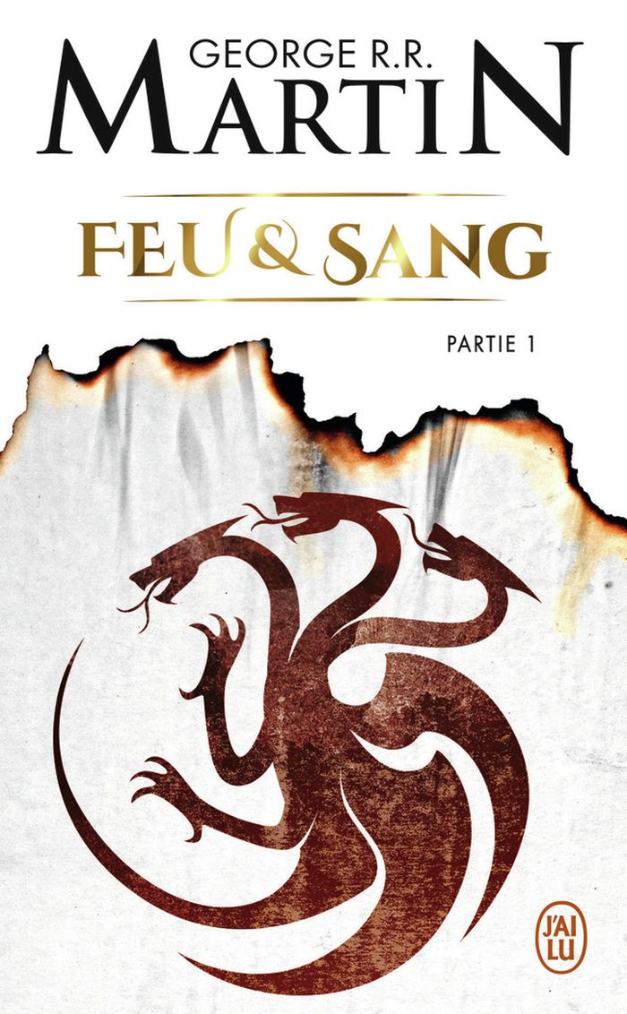 Couverture du livre « Feu et sang » de George R. R. Martin, librairie Les Contes Infusés à Corte