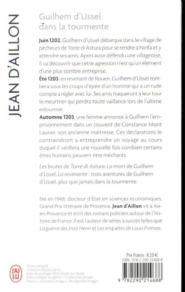 Quatrième de couverture de « Guilhem d'Ussel dans la tourmente : roman »