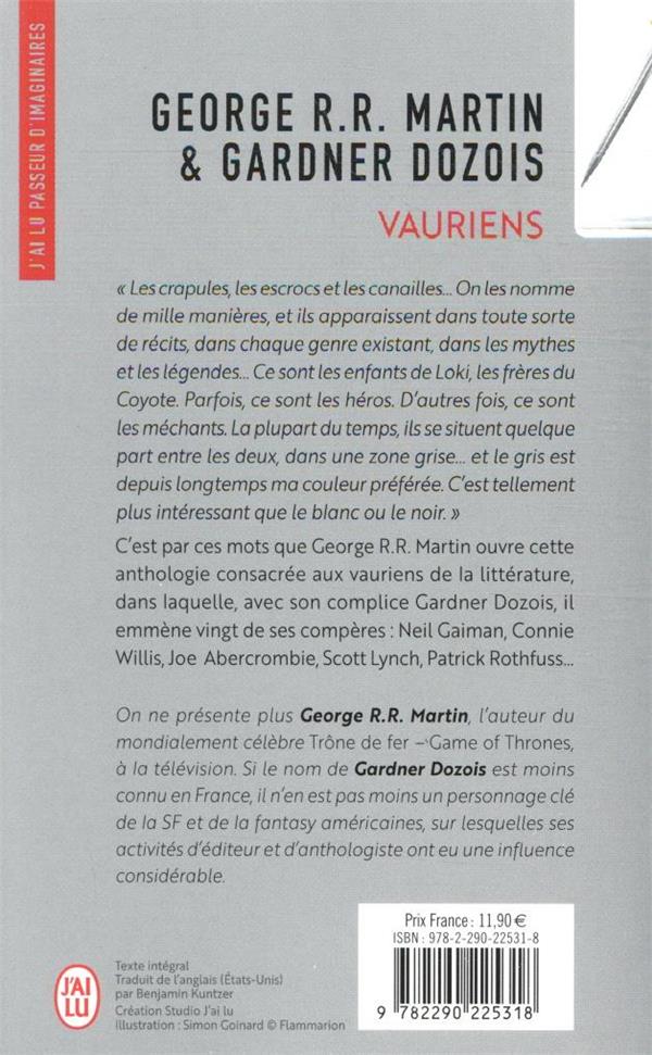 Quatrième de couverture de « Vauriens : anthologie »