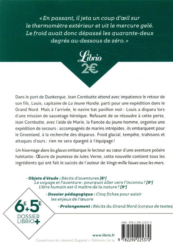 Quatrième de couverture de « Un hivernage dans les glaces »