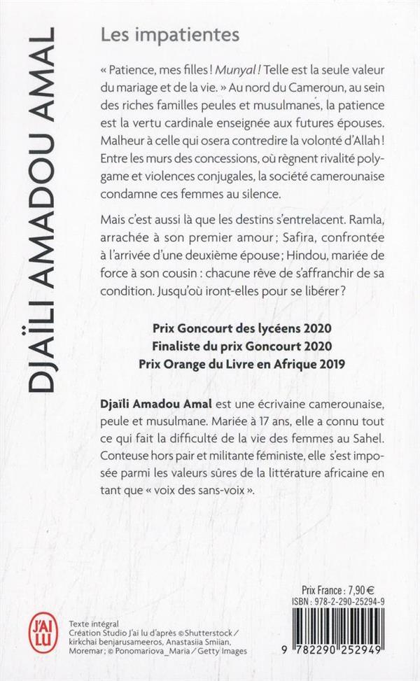 Quatrième de couverture de « LES IMPATIENTES »