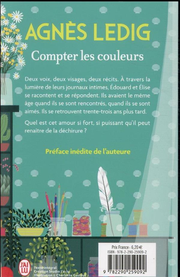 Quatrième de couverture de « Compter les couleurs »