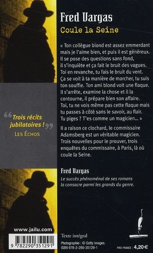 Quatrième de couverture de « COULE LA SEINE - UNE ENQUETE DU COMMISSAIRE ADAMSBERG »