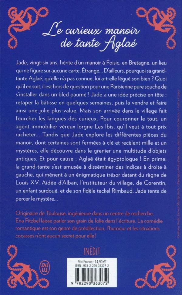 Quatrième de couverture de « Le curieux manoir de tante Aglaé »