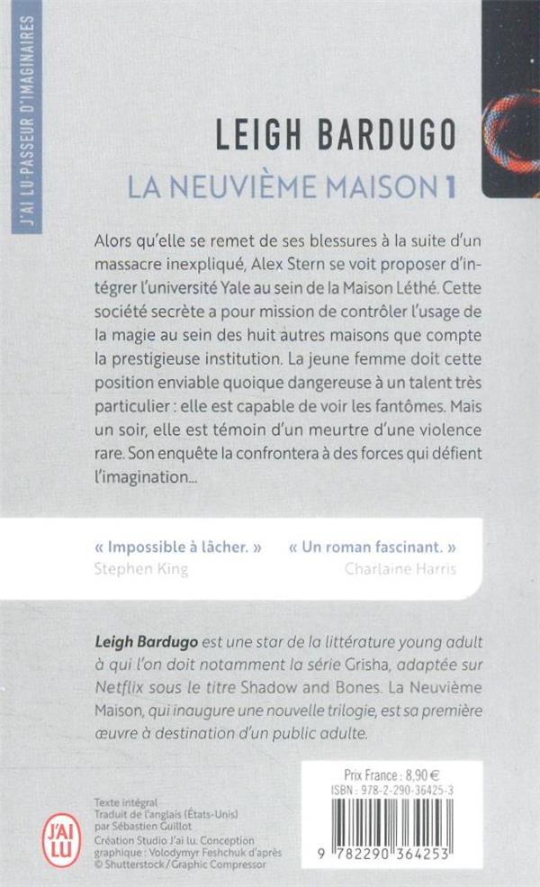 Quatrième de couverture de « LA NEUVIEME MAISON - VOL01 »