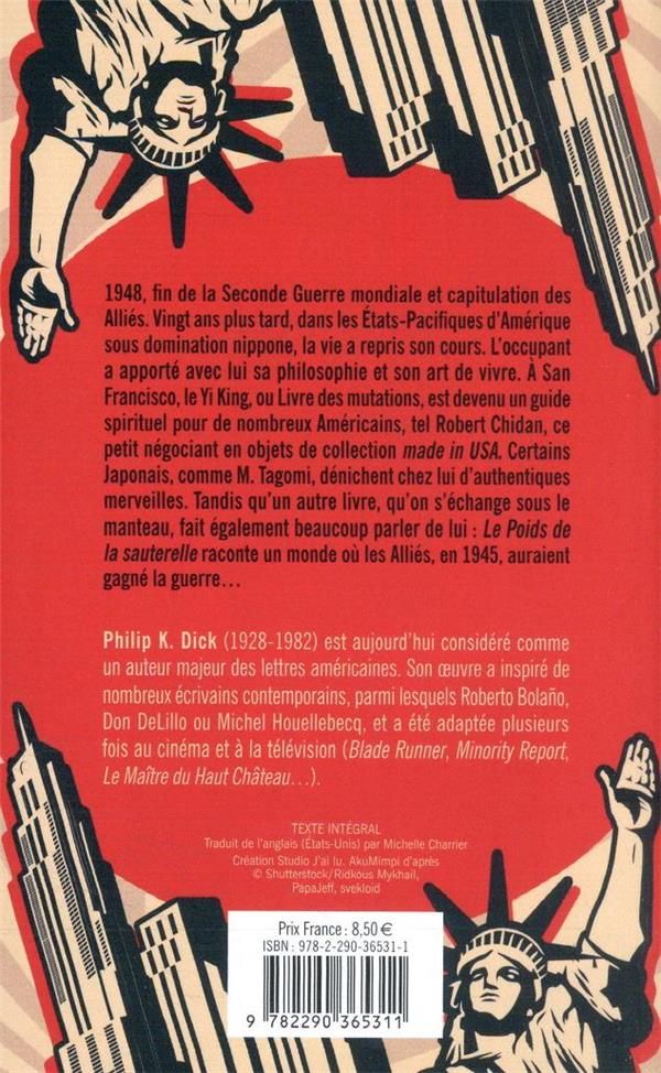 Quatrième de couverture de « LE MAITRE DU HAUT CHATEAU »