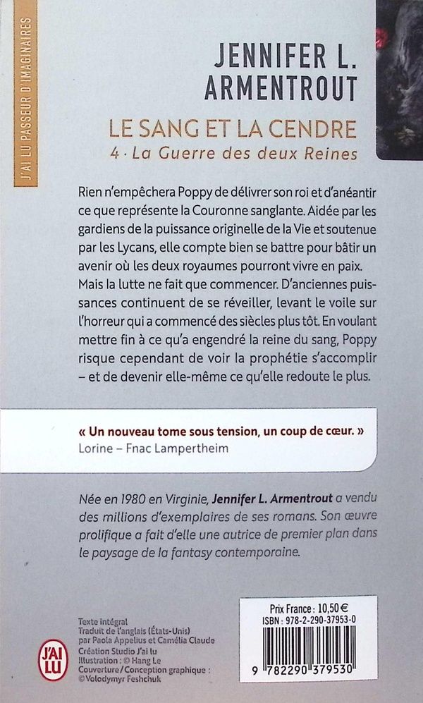 Quatrième de couverture de « LE SANG ET LA CENDRE - VOL04 - LA GUERRE DES DEUX REINES »