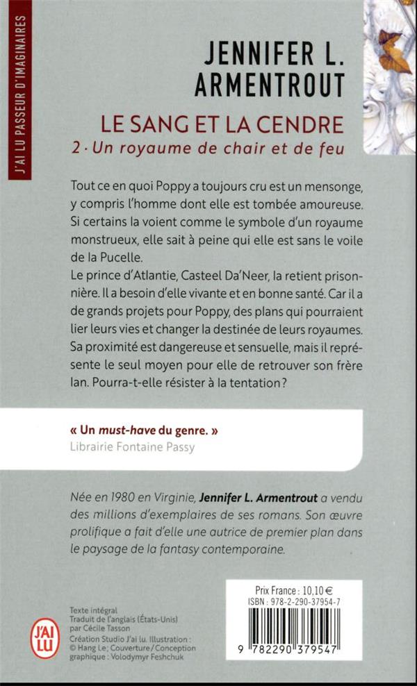 Quatrième de couverture de « LE SANG ET LA CENDRE - VOL02 - UN ROYAUME DE CHAIR ET DE FEU »