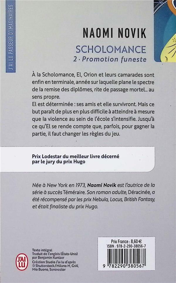Quatrième de couverture de « Promotion funeste : roman »