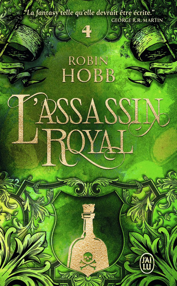 Couverture du livre « L'ASSASSIN ROYAL - VOL04 - LE POISON DE LA VENGEANCE » de Robin Hobb, librairie Les Contes Infusés à Corte