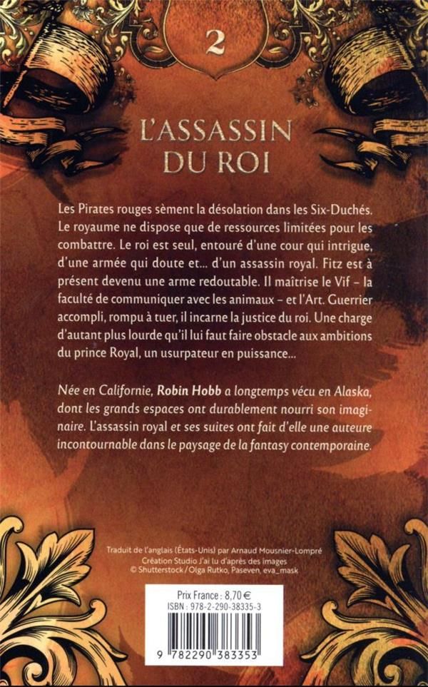 Quatrième de couverture de « L'ASSASSIN ROYAL - VOL02 - L'ASSASSIN DU ROI »