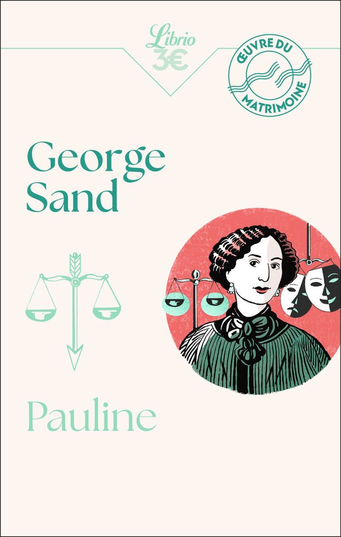 Couverture du livre « Pauline » de George Sand, librairie Les Contes Infusés à Corte