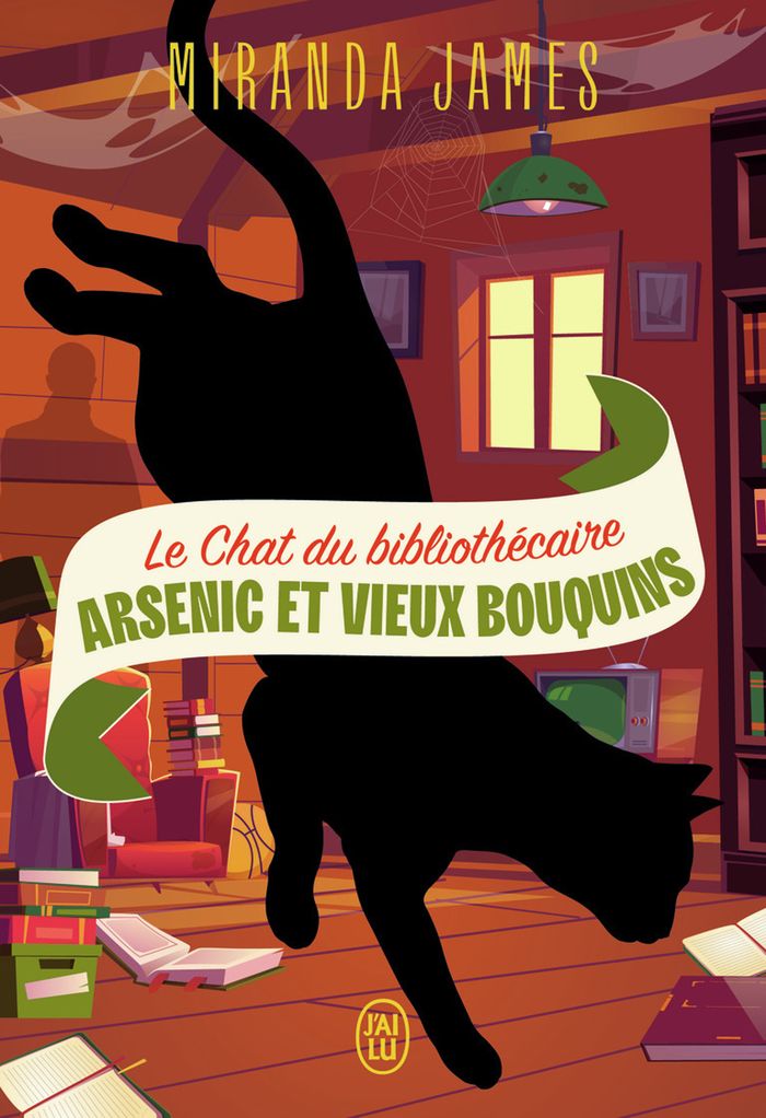 Couverture du livre « Le chat du bibliothécaire : arsenic et vieux bouquins » de Miranda James, librairie Les Contes Infusés à Corte
