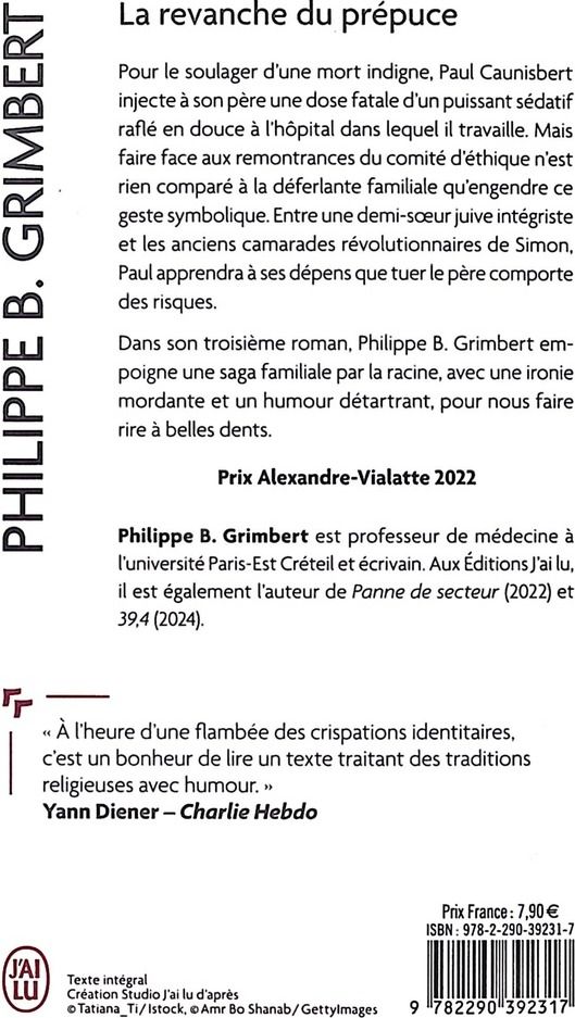 Quatrième de couverture de « La revanche du prépuce : roman »