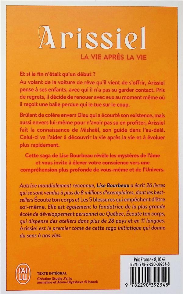 Quatrième de couverture de « Arissiel : la vie après la vie »