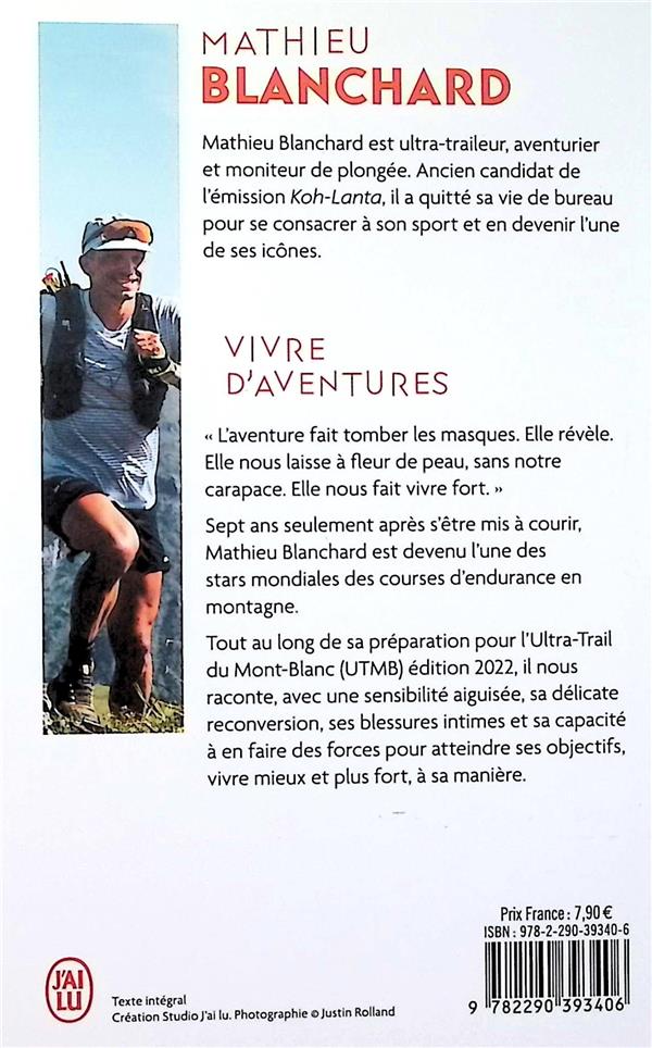 Quatrième de couverture de « VIVRE D'AVENTURES »