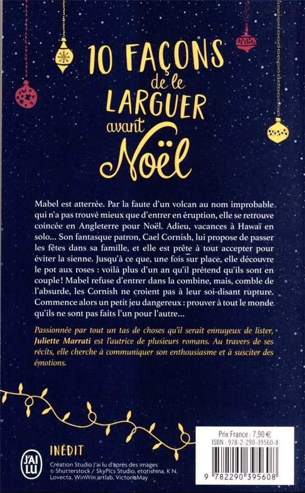 Quatrième de couverture de « 10 FACONS DE LE LARGUER AVANT NOEL »