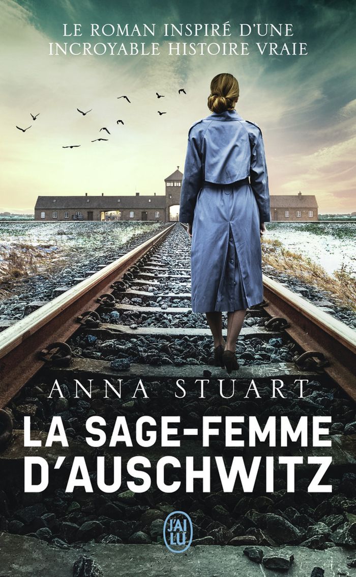 Couverture du livre « LA SAGE-FEMME D'AUSCHWITZ » de Anna Stuart, librairie Les Contes Infusés à Corte
